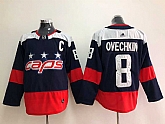 Washington Capitals 8 Alexander Ovechkin Navy 2018 Stadium Series Adidas Stitched Jersey,baseball caps,new era cap wholesale,wholesale hats